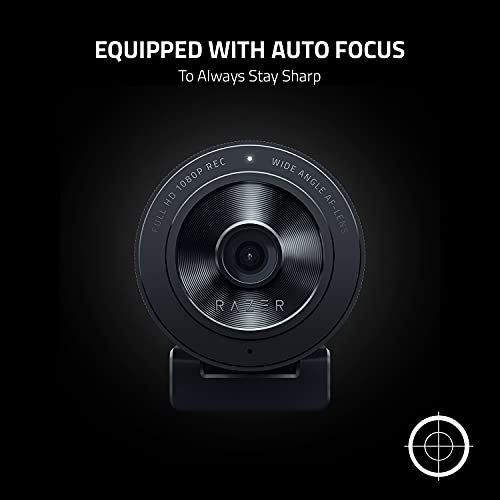 Kiyo X Full HD Streaming Webcam: 1080p 30FPS or 720p 60FPS - Equipped with Auto Focus - Fully Customizable Settings - Flexible Mounting Options - Compact & Portable - Plug & Play