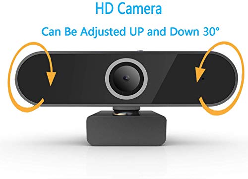 4K HD Webcam with Microphone,13MP Streaming Camera Widescreen Video,Built in Mic for Calling and Recording, for Desktop or Laptop - 5X Digital Zoom
