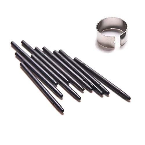 10 pcs Black Standard Pen Nibs Fits for WACOM CTL-471, CTL-671, CTL-472, CTL-672 w/Removal Ring
