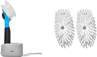 Dish Brush with Soap Dispenser and Storage Set
