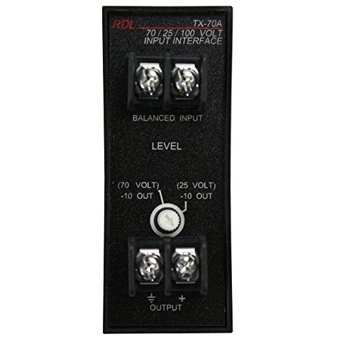 Rdl Tx-70A Input Interface With Unbalanced Line Out