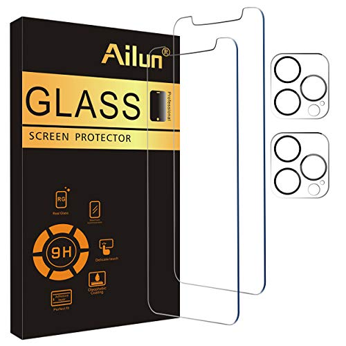 2 Pack iPhone 12 Pro Screen and Camera Protectors