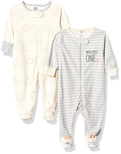 Baby Boys 2-Pack Sleep  N Play, Orange Lion, 0-3 Months