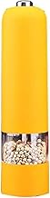 Electric refillable salt and pepper grinder set