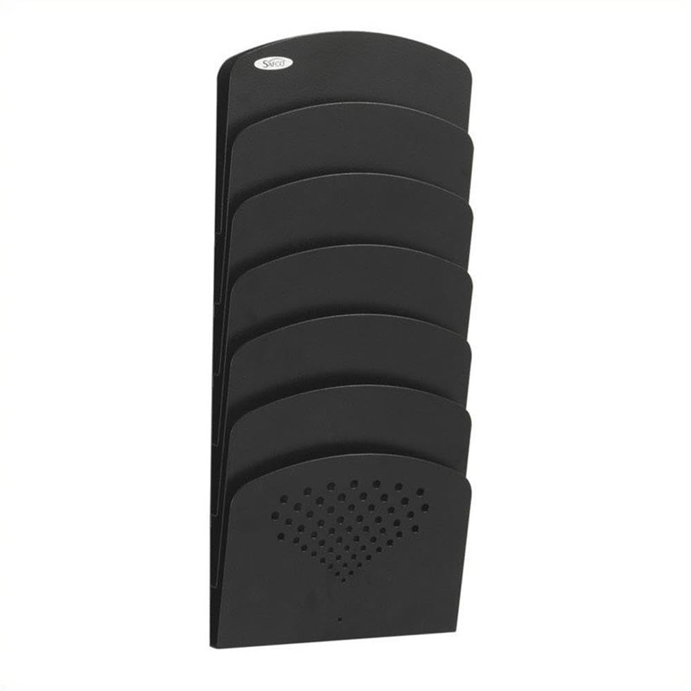 Wall Mounted Literature Organizer with 7 Pockets