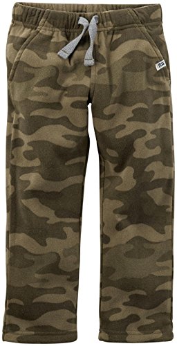Carter s Baby Boys  Print Microfleece Pants, Camo, 3 Months