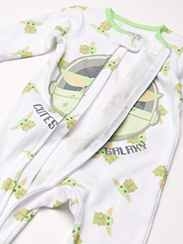 Yoda Sleep N Play White Print 0 to 3 Months