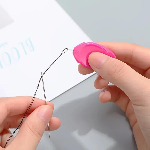 MODAIO-10pcs Threader, Elderly Guide Needle Threader, Random Color