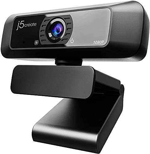 USB Streaming Webcam - 1080P HD with 360 Rotation, High Fidelity Microphone, Plug and Play for PC/Mac/Laptop/Desktop/Skype/YouTube/Zoom/Facetime, Suitable for Conferencing/Calling