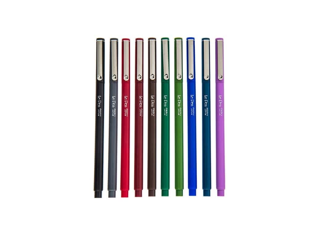 10-Piece 0.3 Point Size Drawing Pen Set