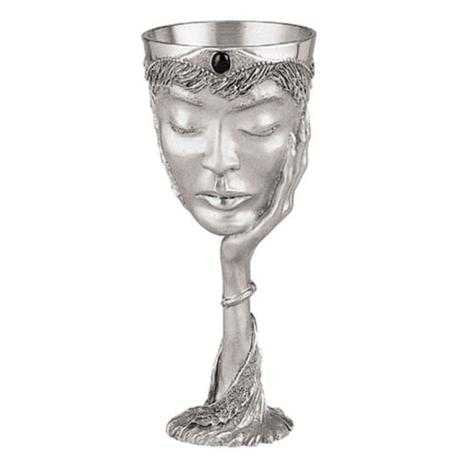 Hand Finished Sculptors Dream-LORD OF THE RINGS Pewter ADRIEL Goblet Gift