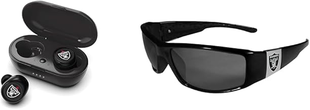 Wireless NFL Earbuds and Black Sunglasses