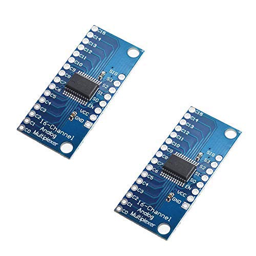 2-Pack 16-Channel Analog Digital Multiplexer Module
