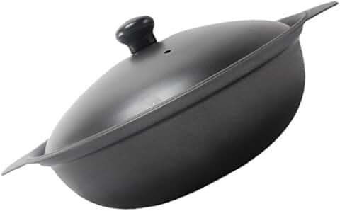 Iron pot lid for braised chicken cooking