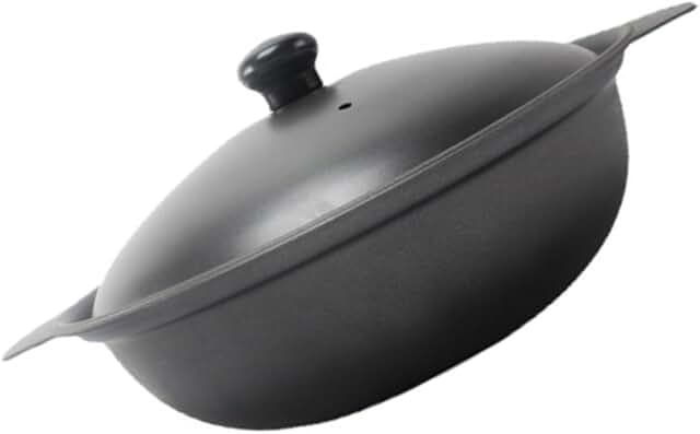 Iron pot lid for braised chicken cooking