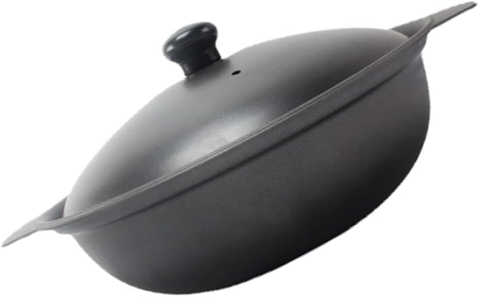 Iron pot lid for braised chicken cooking