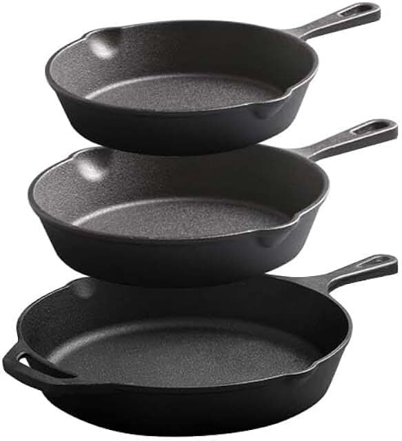 10-Piece Cast Iron Skillet and Utensil Set