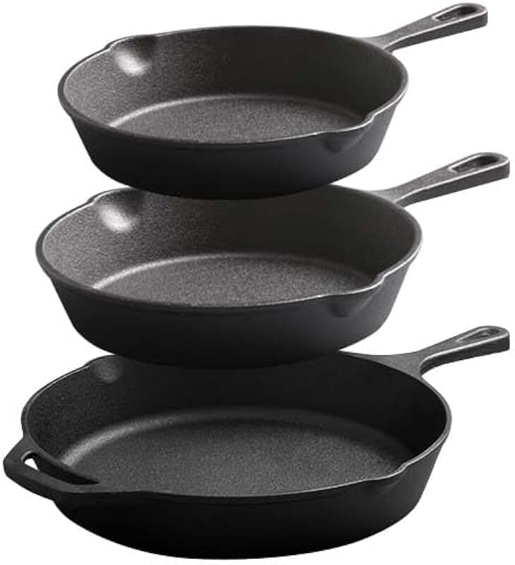 10-Piece Cast Iron Skillet and Utensil Set
