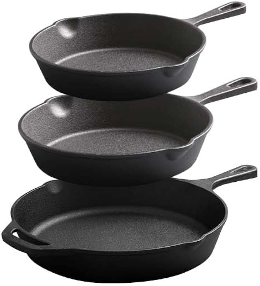 10-Piece Cast Iron Skillet and Utensil Set