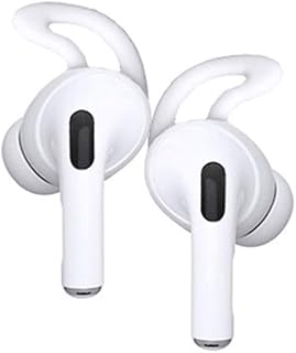 White ear hooks and protective case covers for AirPods Pro, 3 pairs