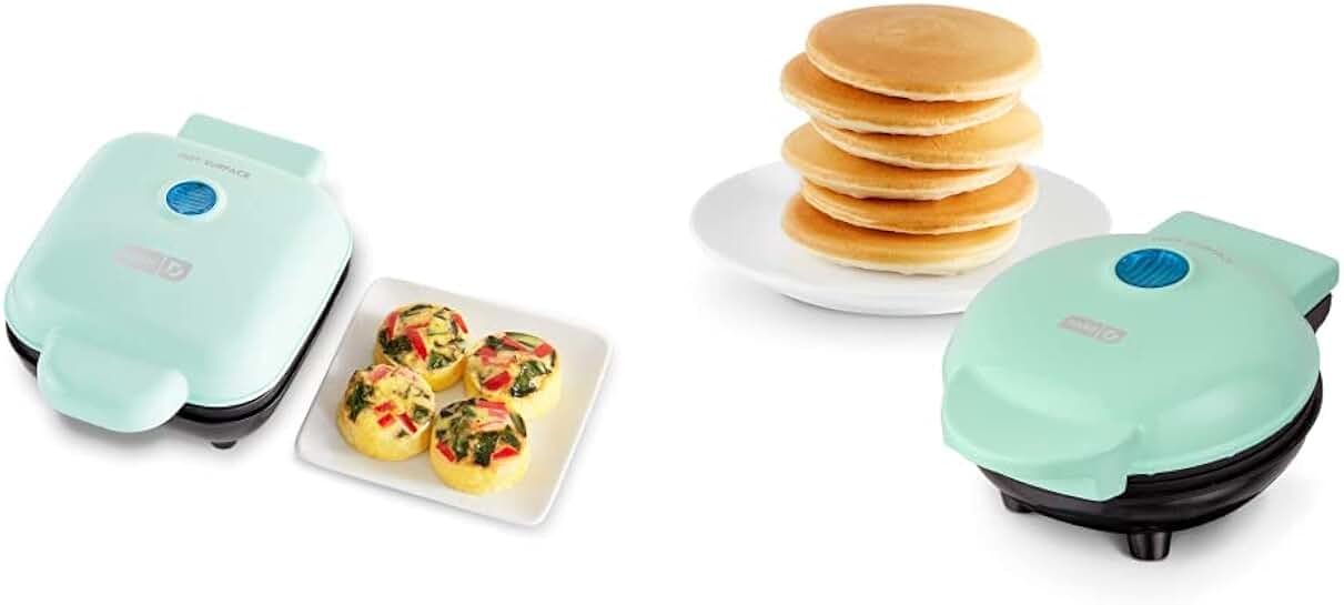 Egg Bite Maker and Mini Griddle for On-the-Go Meals