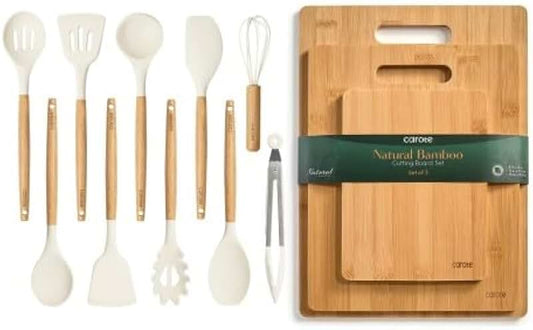 15-Piece Nonstick Cookware Set with Lids and Utensils