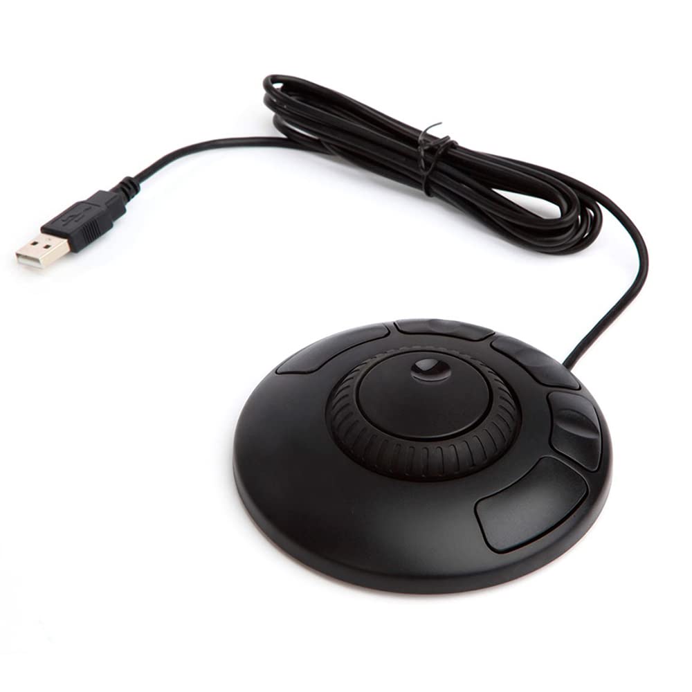 Design ShuttleXpress - Editing Shuttle with 5 Programmable Buttons - Ergonomic Video Editing Equipment Compatible with Mac and PC Systems