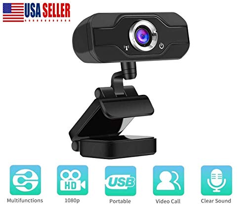 HD 1080P PC Camera USB Autofocus Web Camera Webcam for PC Laptop Desktop with Mic