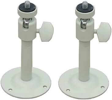 2 Pack Adjustable Metal Camera Mounts for Wall or Ceiling