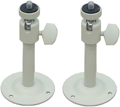 2 Pack Adjustable Metal Camera Mounts for Wall or Ceiling