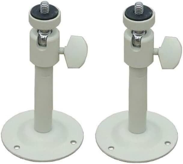 2 Pack Adjustable Metal Camera Mounts for Wall or Ceiling