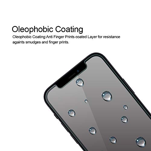(2 Pack) Designed for iPhone 12 Mini (5.4 inch) Tempered Glass Screen Protector, Anti Scratch, Bubble Free