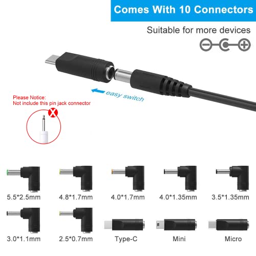 DC 5V 2A Power Supply Adapter for Nextbook, Tablets, Baby Monitor, Victrola Record player, TV Box, Camera, LED Pixel Light, Webcam, Guitar Receiver, Speaker and More 5Volt 2Amp Devices Charger Cord