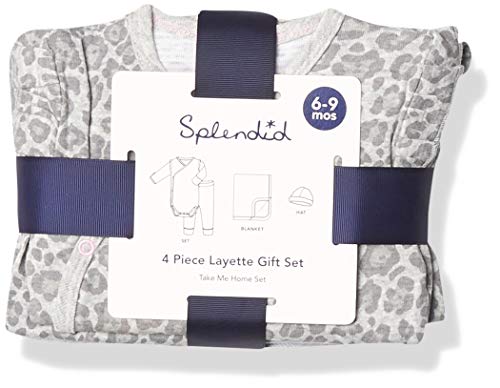 Baby Girl's Take Me Home Set, Leopard, 3/6 mo