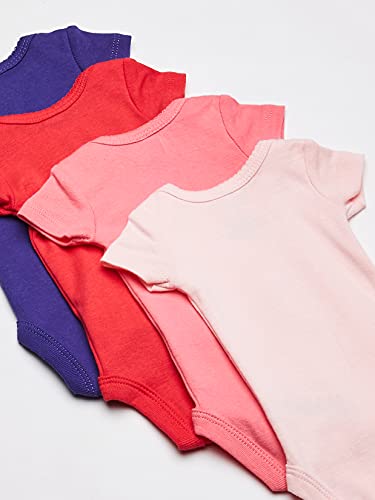 Baby Girls' 8-Pack Short-Sleeve Bodysuits, Assorted Pack, Preemie