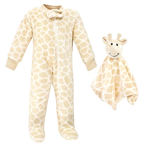 Flannel Plush Sleep and Play and Security Toy, Giraffe, 3-6 Months