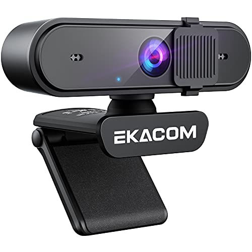 Webcam HD 1080p Web Camera with Microphone & Privacy Cover, for PC Video Conferencing, Calling, Conferencing, Gaming, Laptop, Desktop Mac (K20E)