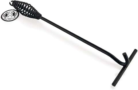 Long Steel Lid Lifter for Dutch Ovens and Campfire Cooking