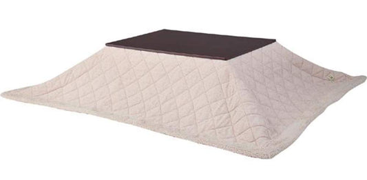 Kotatsu Futon Rectangle 75 x 90 Inches) Beige KK-102BE 100% Polyester Fabric