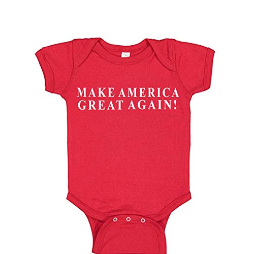 Donald Trump Baby Clothes Onesie Great Again Baby Romper MAGA Red