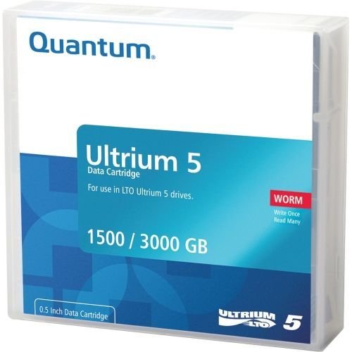 Quantum MR-L5MQN-02 Data Cartridge, LTO ULTRIUM 5 Worm. Must Order in Multiples of 20.
