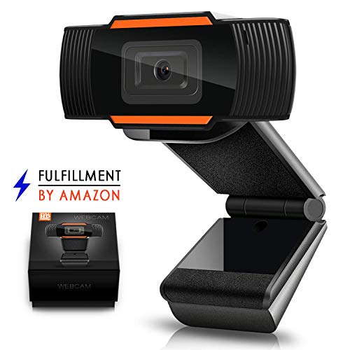 Webcam 1080P Full HD Auto Focus Web Camera with Microphone Widescreen USB Computer Camera for PC Laptop Desktop Mac Streaming Video Calling Recording Video Conference Online Teaching Business Gaming