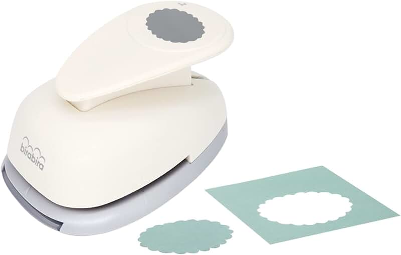 2-Inch Scalloped Ellipse Lever Punch for Paper Crafting