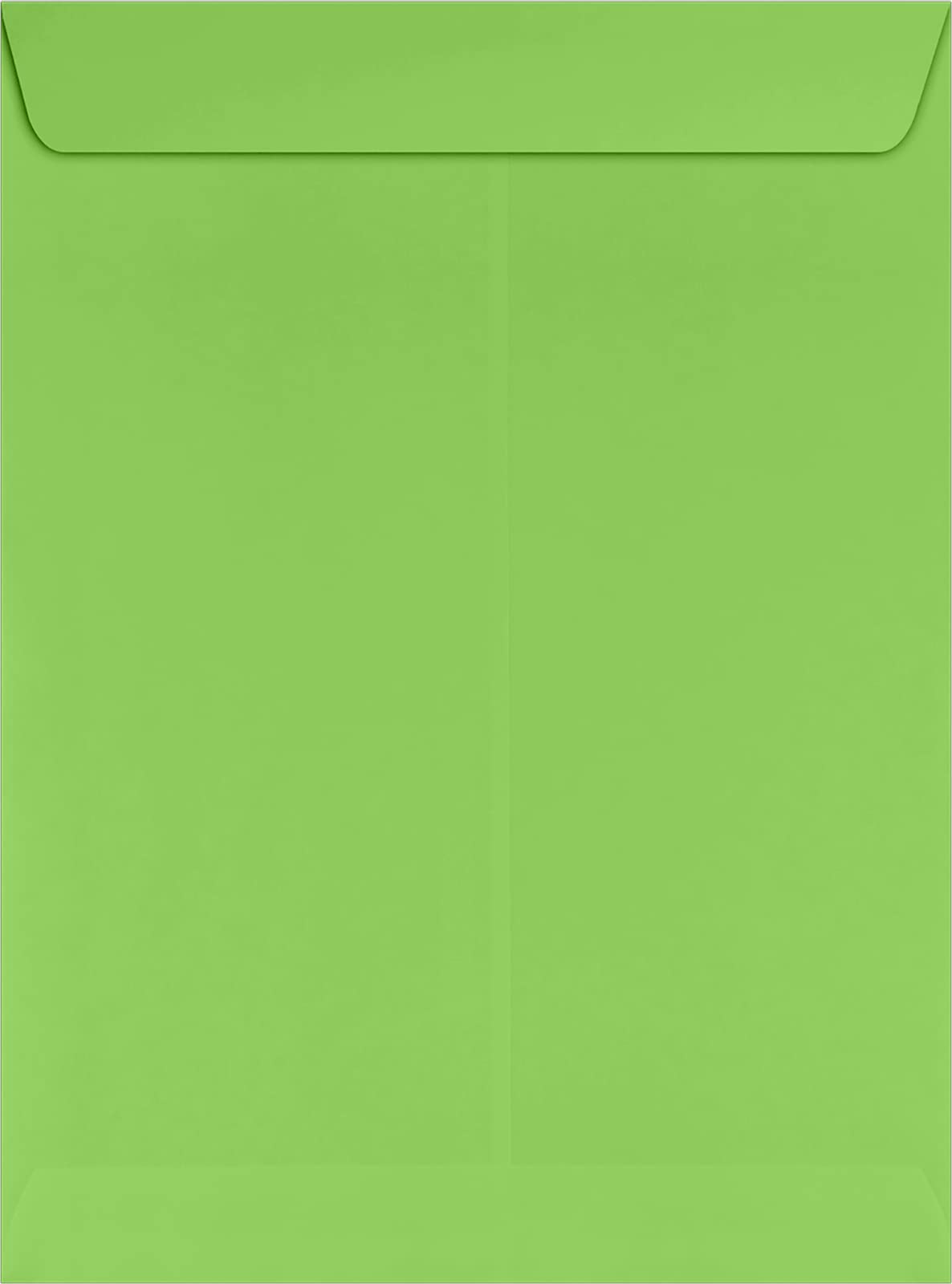 Green 9x12 Open End Envelopes, 50 Pack