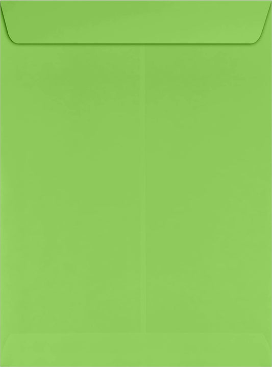 Green 9x12 Open End Envelopes, 50 Pack