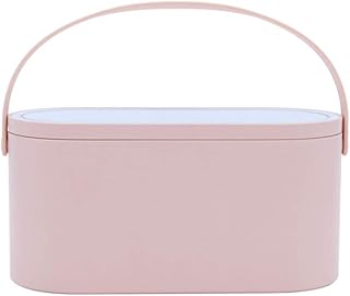 2025 Portable Makeup Case with Mirror and LED Light