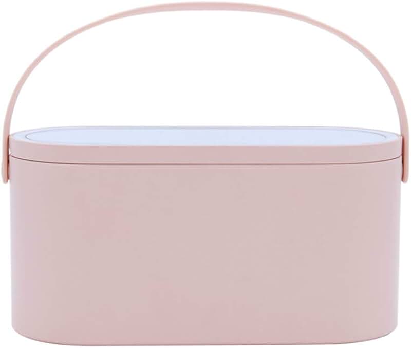 2025 Portable Makeup Case with Mirror and LED Light