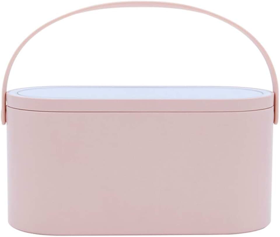 2025 Portable Makeup Case with Mirror and LED Light