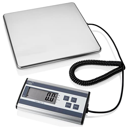 440lbs x 6 oz. Digital Heavy Duty Shipping and Postal Scale, with Durable Stainless Steel Large Platform, UPS USPS Post Office Postal Scale and Luggage Scale