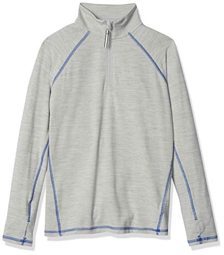 Toddler Boys Active Performance Half-Zip Jackets, Grey Spacedye, 2T